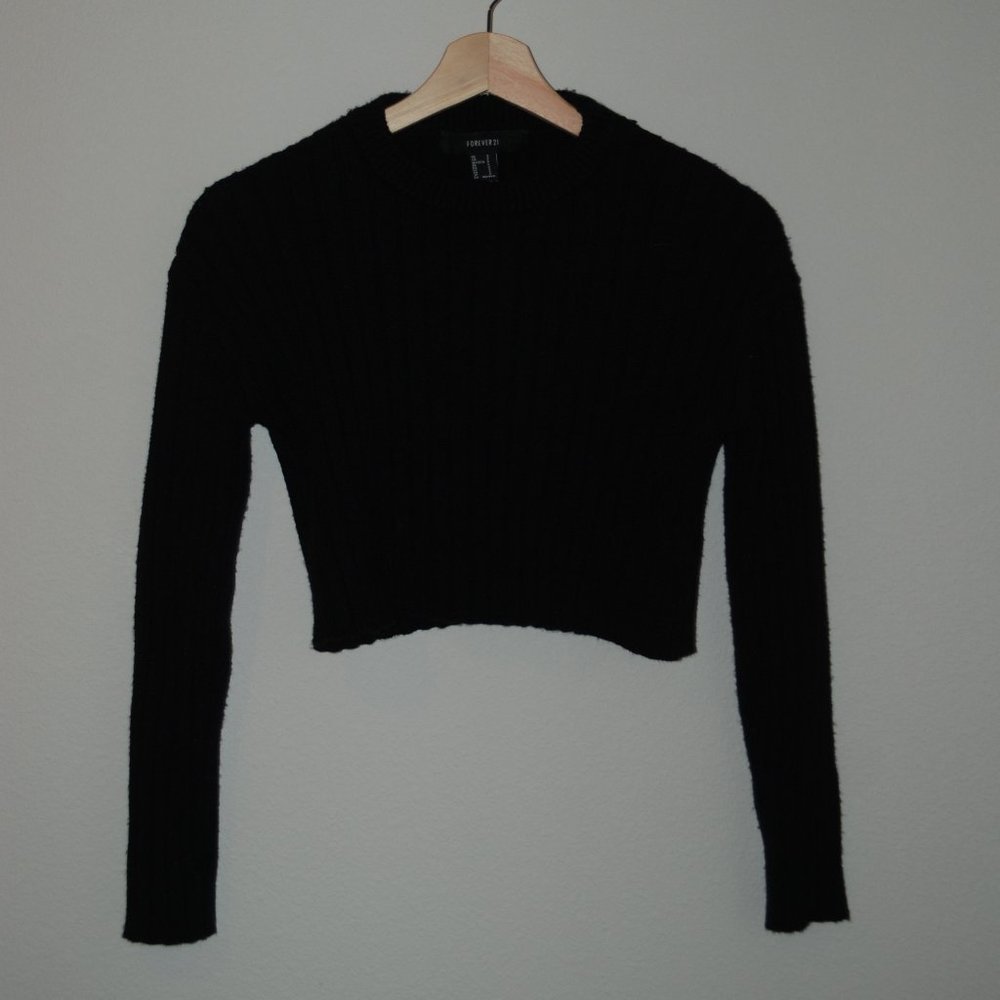 forever 21 crop sweater S